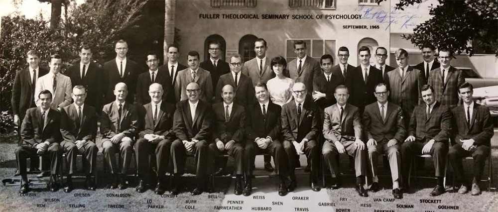 The School of Psychology's inaugural class, in 1965