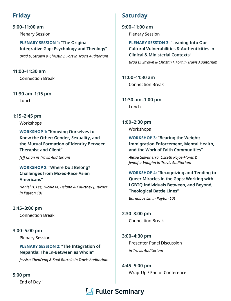 Download a PDF of the Schedule Download a PDF of the Schedule