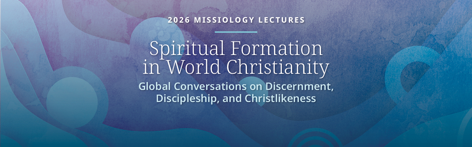 Missiology Lectures 2026